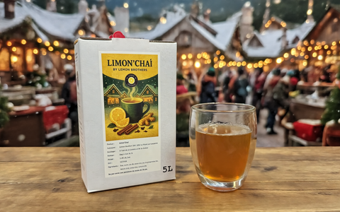 Limon'Chaï: una bebida caliente de limón con acentos de chaï – Historia, receta y formato 5L