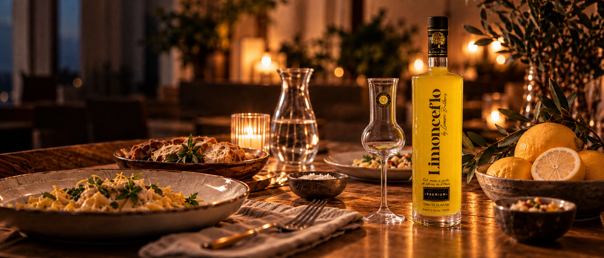 Limonceflo et son verre de dégustation