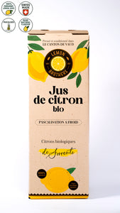 Succo di Limone Biologico Pascalized – 1L (Bag-in-Box)